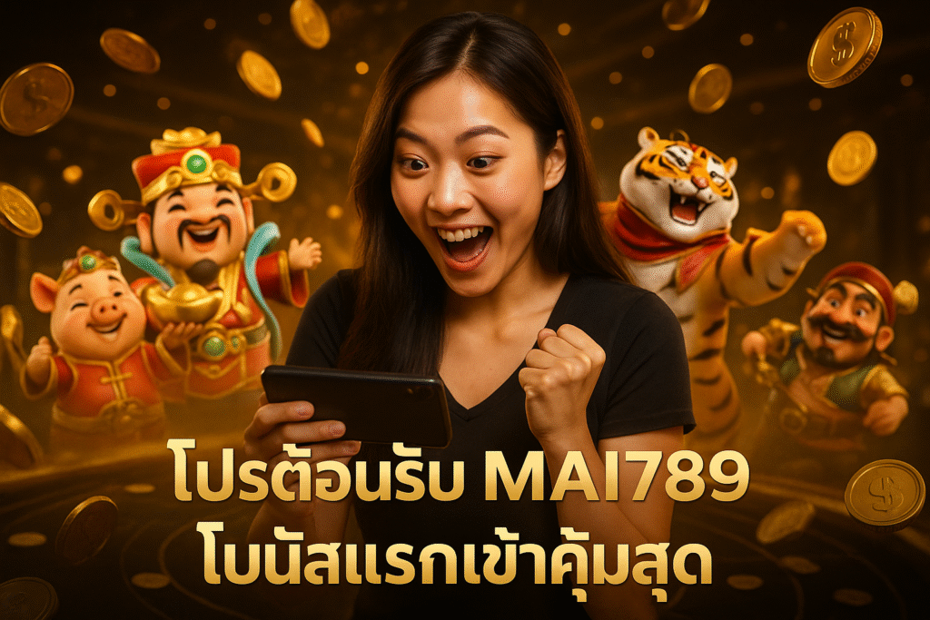 โปรต้อนรับ MAI789 โบนัสแรกเข้าคุ้มสุด
