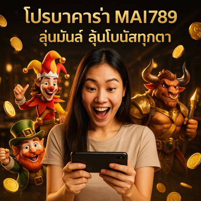 โปรบาคาร่า MAI789 เล่นมันส์ ลุ้นโบนัสทุกตา