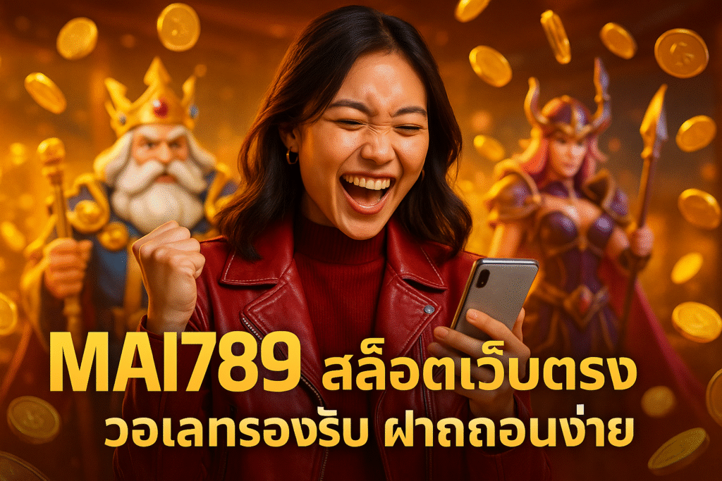 MAI789 สล็อตเว็บตรง วอเลทรองรับ ฝากถอนง่าย